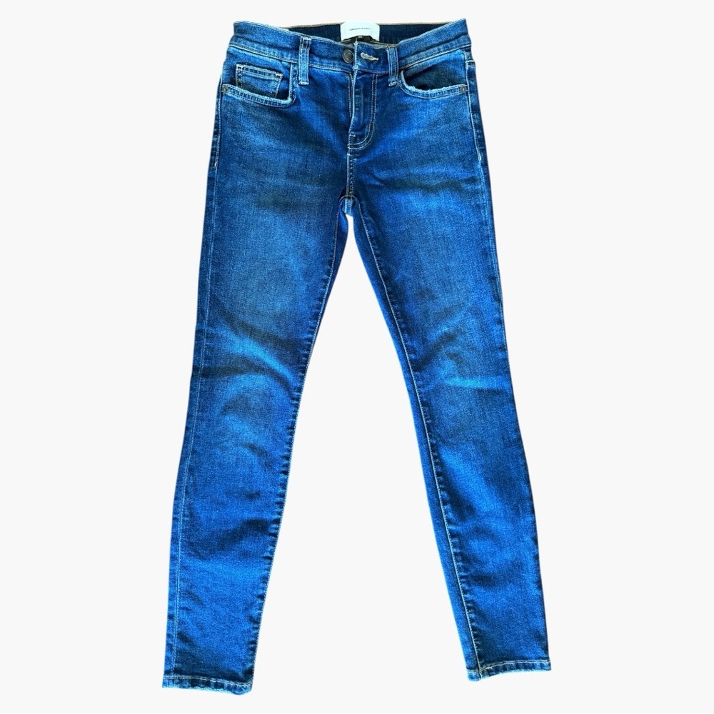 CURRENT/ELLIOTT Women’s Mid-Rise Blue Skinny Jeans - The Stiletto - Picture 2 of 7